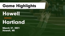 Howell vs Hartland  Game Highlights - March 27, 2021