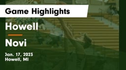 Howell  vs Novi  Game Highlights - Jan. 17, 2023