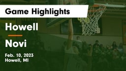 Howell  vs Novi  Game Highlights - Feb. 10, 2023