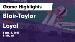 Blair-Taylor  vs Loyal  Game Highlights - Sept. 5, 2023