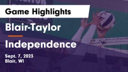 Blair-Taylor  vs Independence  Game Highlights - Sept. 7, 2023