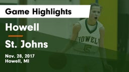 Howell vs St. Johns  Game Highlights - Nov. 28, 2017