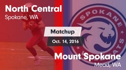 Matchup: North Central High vs. Mount Spokane  2016