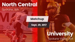 Matchup: North Central High vs. University  2017