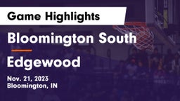 Bloomington South  vs Edgewood  Game Highlights - Nov. 21, 2023