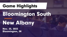 Bloomington South  vs New Albany  Game Highlights - Nov. 25, 2023