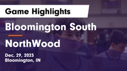 Bloomington South  vs NorthWood  Game Highlights - Dec. 29, 2023