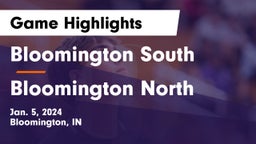 Bloomington South  vs Bloomington North  Game Highlights - Jan. 5, 2024