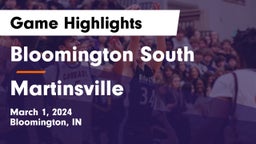 Bloomington South  vs Martinsville  Game Highlights - March 1, 2024