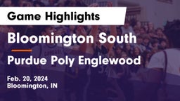 Bloomington South  vs Purdue Poly Englewood Game Highlights - Feb. 20, 2024