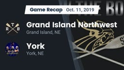 Recap: Grand Island Northwest  vs. York  2019