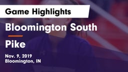 Bloomington South  vs Pike  Game Highlights - Nov. 9, 2019