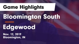 Bloomington South  vs Edgewood  Game Highlights - Nov. 12, 2019