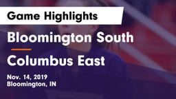 Bloomington South  vs Columbus East  Game Highlights - Nov. 14, 2019
