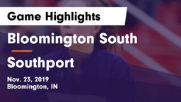 Bloomington South  vs Southport  Game Highlights - Nov. 23, 2019
