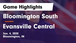 Bloomington South  vs Evansville Central  Game Highlights - Jan. 4, 2020