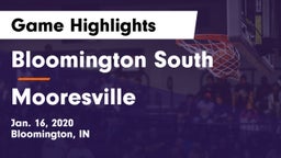 Bloomington South  vs Mooresville  Game Highlights - Jan. 16, 2020