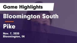 Bloomington South  vs Pike Game Highlights - Nov. 7, 2020
