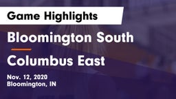 Bloomington South  vs Columbus East  Game Highlights - Nov. 12, 2020