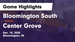 Bloomington South  vs Center Grove  Game Highlights - Dec. 10, 2020
