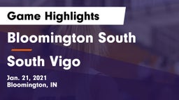 Bloomington South  vs South Vigo  Game Highlights - Jan. 21, 2021