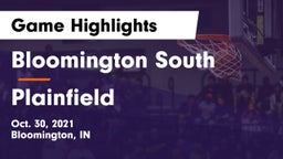 Bloomington South  vs Plainfield  Game Highlights - Oct. 30, 2021