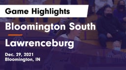 Bloomington South  vs Lawrenceburg  Game Highlights - Dec. 29, 2021