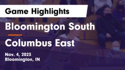 Bloomington South  vs Columbus East  Game Highlights - Nov. 4, 2023