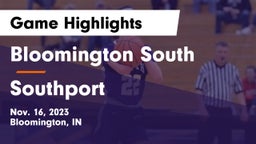 Bloomington South  vs Southport  Game Highlights - Nov. 16, 2023