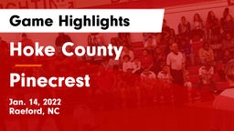 Hoke County  vs Pinecrest  Game Highlights - Jan. 14, 2022