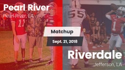 Matchup: Pearl River High vs. Riverdale  2018