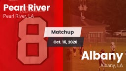 Matchup: Pearl River High vs. Albany  2020