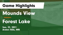 Mounds View  vs Forest Lake  Game Highlights - Jan. 22, 2021