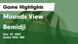 Mounds View  vs Bemidji  Game Highlights - Dec. 29, 2023