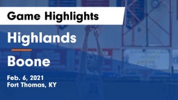 Highlands  vs Boone  Game Highlights - Feb. 6, 2021