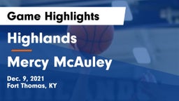 Highlands  vs Mercy McAuley Game Highlights - Dec. 9, 2021
