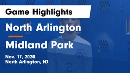 North Arlington  vs Midland Park  Game Highlights - Nov. 17, 2020