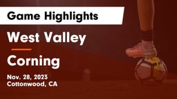 West Valley  vs Corning   Game Highlights - Nov. 28, 2023