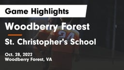 Woodberry Forest  vs St. Christopher's School Game Highlights - Oct. 28, 2022