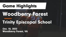 Woodberry Forest  vs Trinity Episcopal School Game Highlights - Oct. 18, 2022