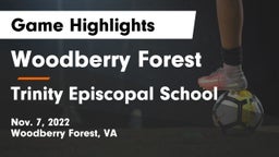 Woodberry Forest  vs Trinity Episcopal School Game Highlights - Nov. 7, 2022