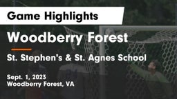 Woodberry Forest  vs St. Stephen's & St. Agnes School Game Highlights - Sept. 1, 2023