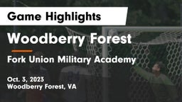 Woodberry Forest  vs Fork Union Military Academy Game Highlights - Oct. 3, 2023