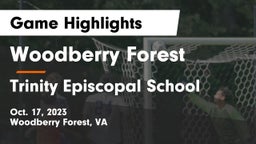 Woodberry Forest  vs Trinity Episcopal School Game Highlights - Oct. 17, 2023