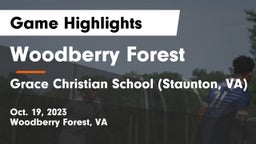 Woodberry Forest  vs Grace Christian School (Staunton, VA) Game Highlights - Oct. 19, 2023