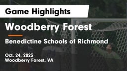 Woodberry Forest  vs Benedictine Schools of Richmond Game Highlights - Oct. 24, 2023