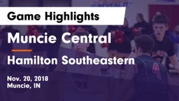Muncie Central  vs Hamilton Southeastern  Game Highlights - Nov. 20, 2018