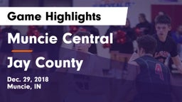 Muncie Central  vs Jay County  Game Highlights - Dec. 29, 2018