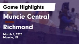 Muncie Central  vs Richmond  Game Highlights - March 6, 2020