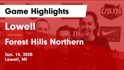 Lowell  vs Forest Hills Northern Game Highlights - Jan. 14, 2020